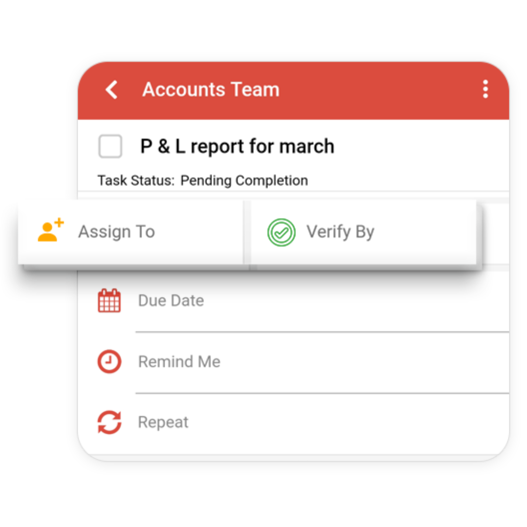 Task Verification Feature